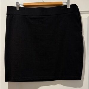 INC International Concepts Black Mini Skirt